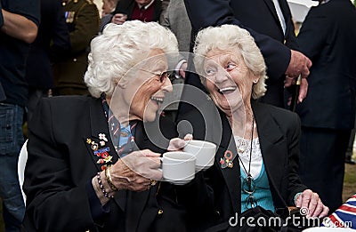 Female world war 2 veterans Editorial Stock Photo