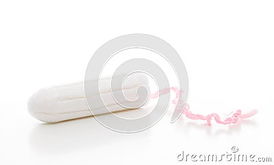 Feminine hygiene tampon Stock Photo