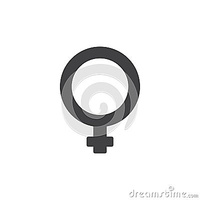 Feminine icon vector Vector Illustration