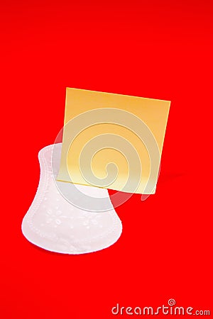 Feminine sanitary pad Stock Photo