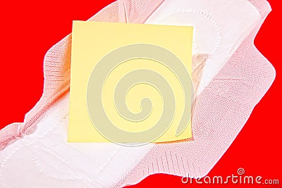 Feminine sanitary pad Stock Photo