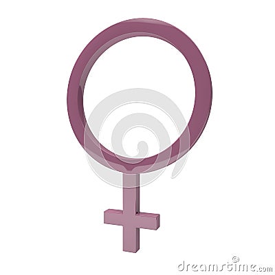 Femininity as a symbol Stock Photo