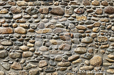 Stone fence Stock Photo