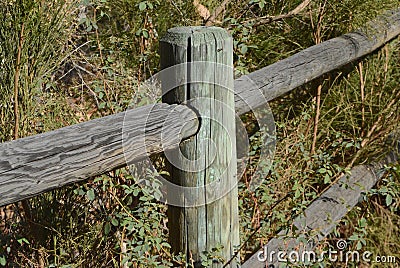 Fence Post Stock Photo