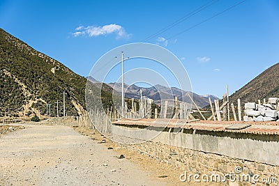 Fence and wall Stock Photo