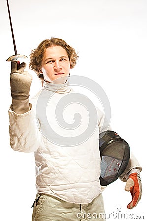 Fencer Stock Photo