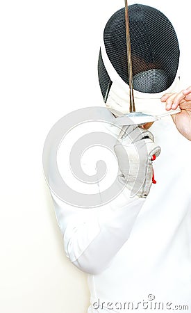 Fencer Stock Photo