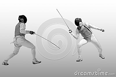 Fencing Stock Photo