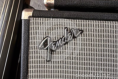 Fender Bass Amplifier Editorial Stock Photo