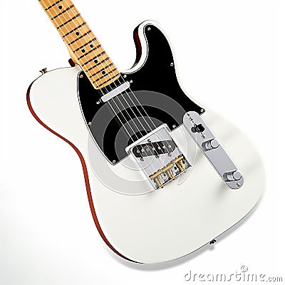 The Fender Telecaster Electric Guitar Stock Photo