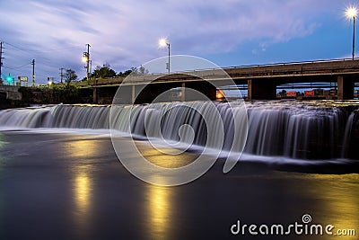 Fenelon Falls Prior To The Sunrise Stock Photo