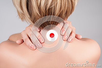 Feng Fu Point and therapy concept Stock Photo