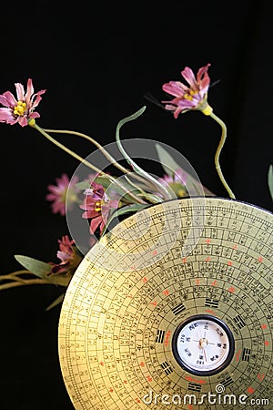 Feng Shui Compass Stock Photo