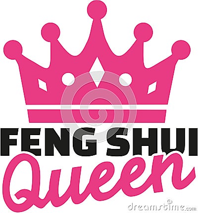 Feng Shui queen Vector Illustration