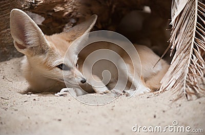 Fennec fox Stock Photo