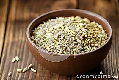 Fennel seeds Stock Photo