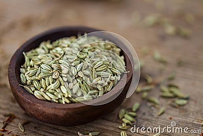 Fennel seeds Stock Photo