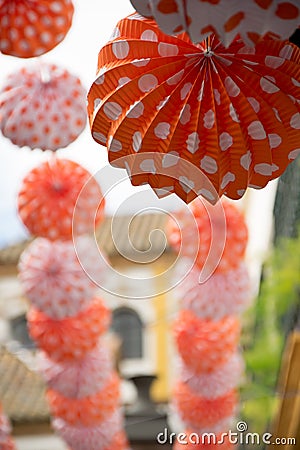 Feria de Abril in the streets of Seville Stock Photo