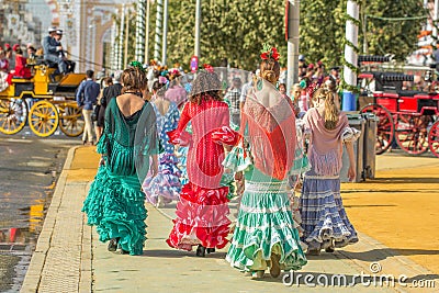 Feria de abril Editorial Stock Photo