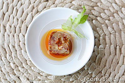 Fermented bean curd Stock Photo