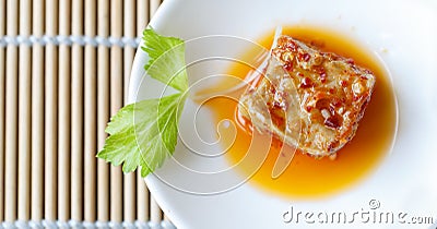 Fermented bean curd Stock Photo