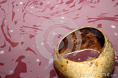 Fermented grape juice Stock Photo