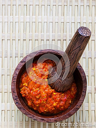 Fermented shrimp paste Stock Photo