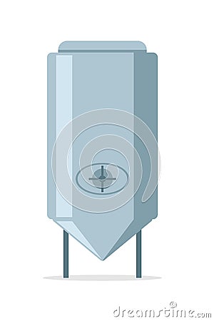 Fermenter brewery tank icon Vector Illustration