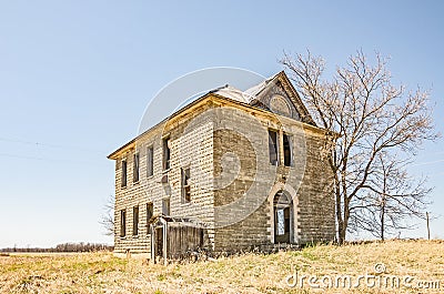 Fern School District No. 3 - 1906 Stock Photo