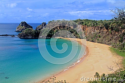 Baia do Sancho, Fernando de Noronha (best beach in the world) Stock Photo