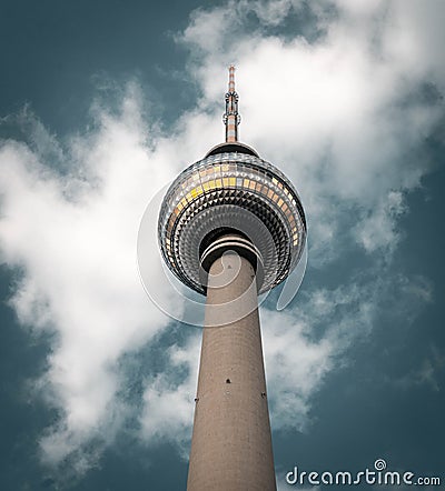Fernsehturm Alexander Platz, Berlin, Germany Stock Photo