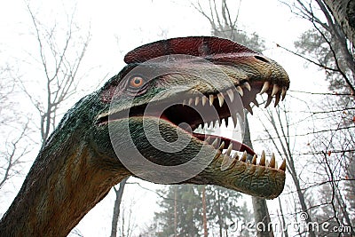 Ferocious dinosaur portrait Editorial Stock Photo
