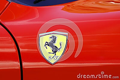 Ferrari Editorial Stock Photo