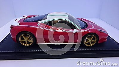 Ferrari 458 GTB Italia Niki Lauda side view Editorial Stock Photo