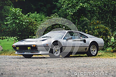 Ferrari 208 GTB Turbo Editorial Stock Photo