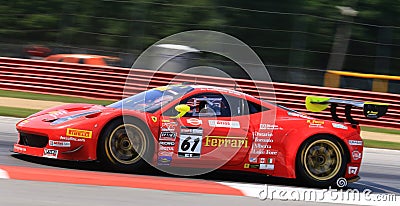 Ferrari Italia GT3 Pro racing Editorial Stock Photo