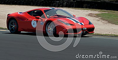 Ferrari Italia Stradiale sports race car Editorial Stock Photo