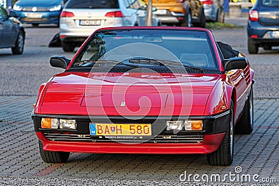 Ferrari Mondial convertible (1980-1993) Editorial Stock Photo