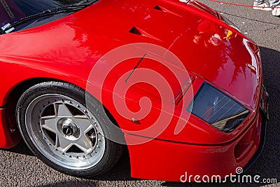 Ferrari sports cars the valley of motors maranello modena Editorial Stock Photo