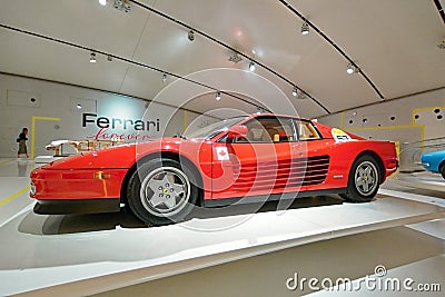 Ferrari Testarossa (1984–1996) Editorial Stock Photo