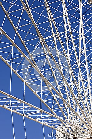 Ferris Wheel (details) Stock Photo