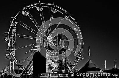 Ferris Wheel Image at the Minnesota State Fair Editorial Stock Photo