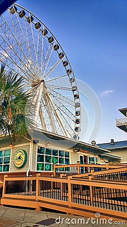 Ferris wheel Myrtle Beach Editorial Stock Photo