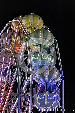 Ferris Wheel at night in Kissimmee, Florida Editorial Stock Photo