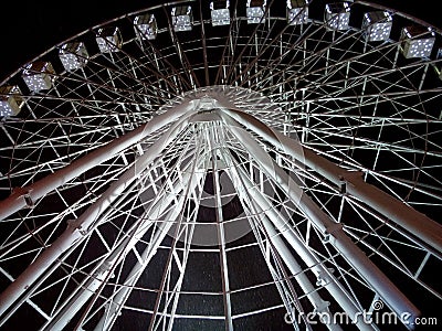 Ferris wheel in Ukrainian capital Stock Photo