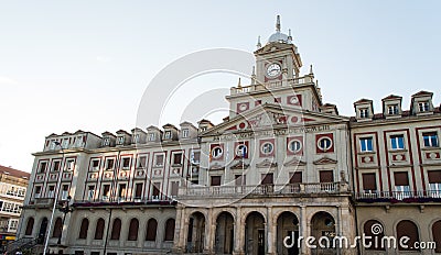 Ferrol city hall Stock Photo