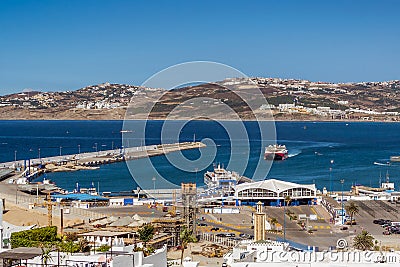 The port of Tangier Stock Photo