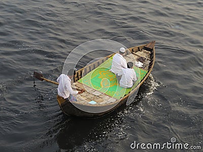 ferry boat, Buriganga river, Dhaka, Bangladesh Editorial Stock Photo