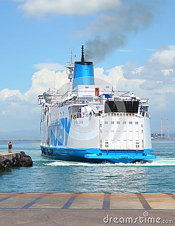 The Ferry Boat. Editorial Stock Photo