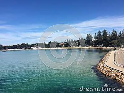 Ferry Departure Point at Sorrento, Victoria Stock Photo